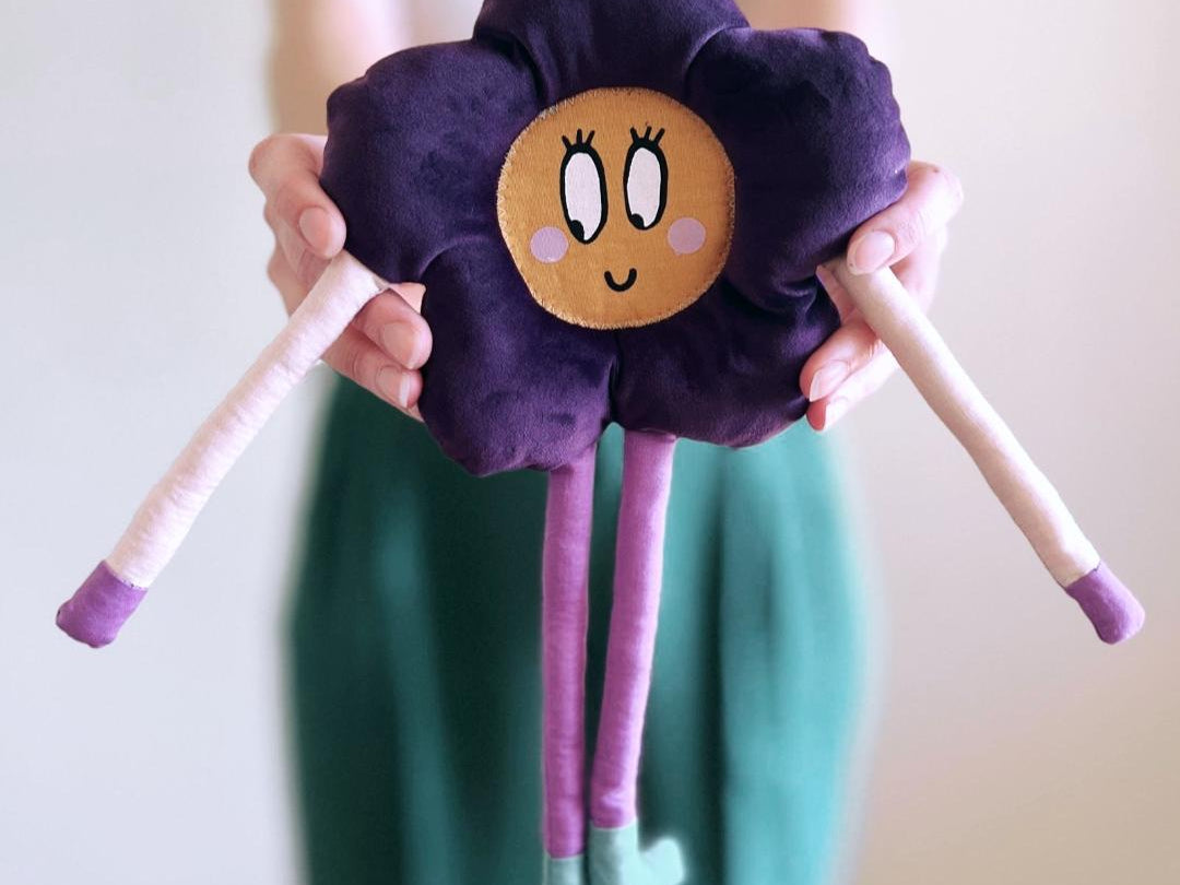 Meet Bloomie — The Handmade Softie You Can Screenprint & Personalise