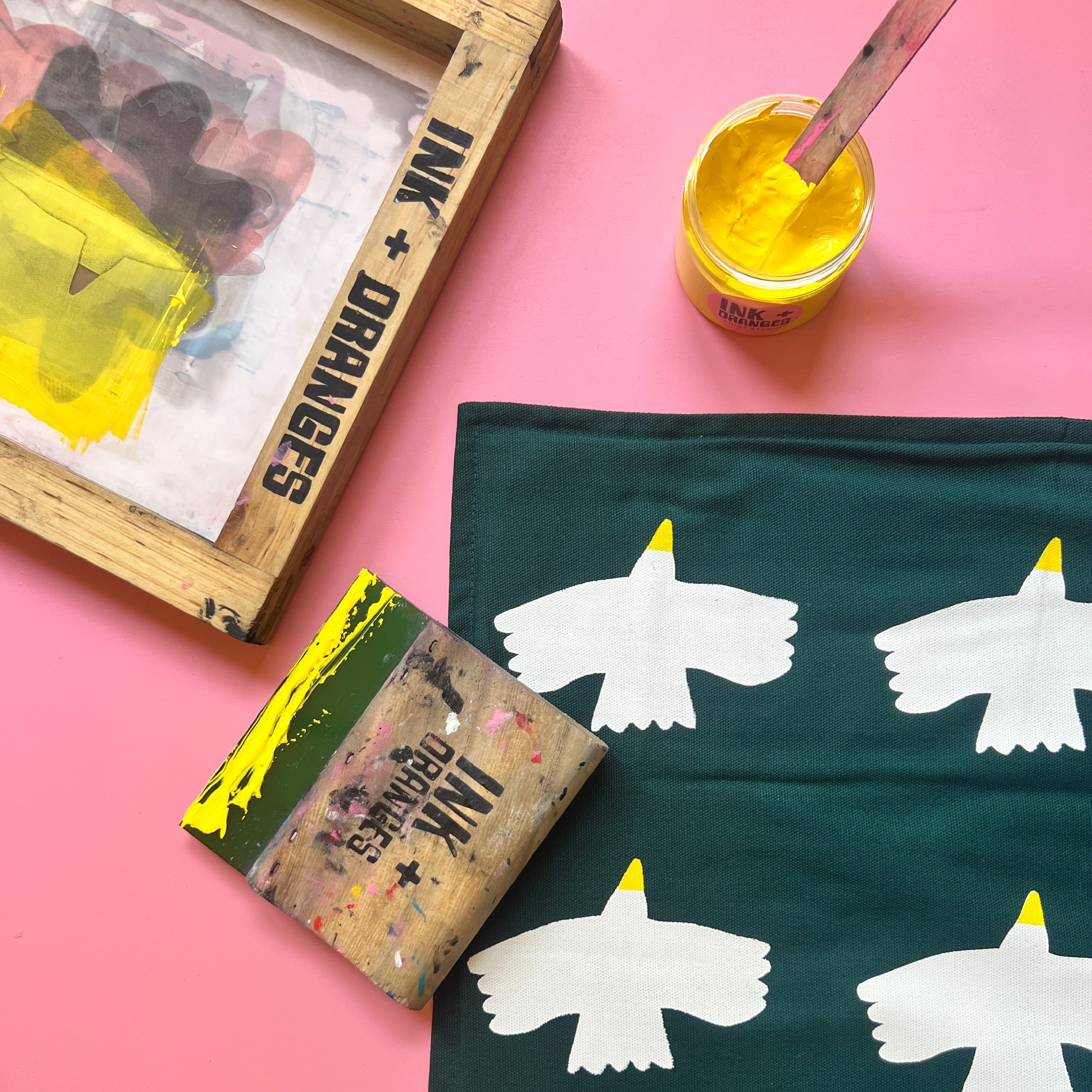 Coloured Ink Screen Eco-Friendly Screen Printing Ink | INK+ORANGES – Ink+ Oranges