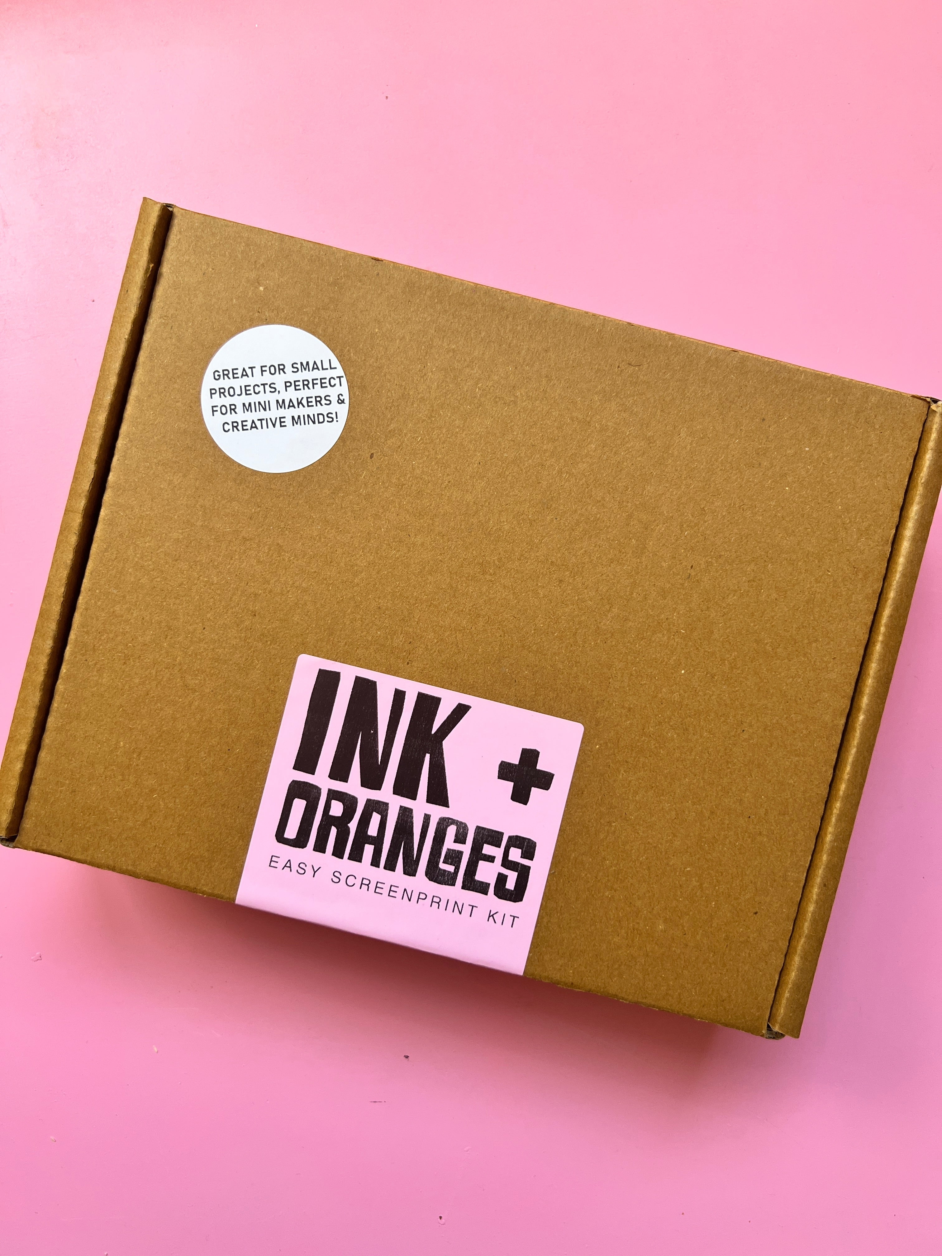 MINI Easy Screenprint Kit - Great for logos & small prints