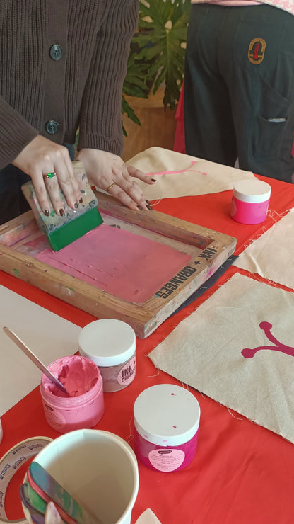Screenprinting Workshop SJC Art Studios 23 Nov.