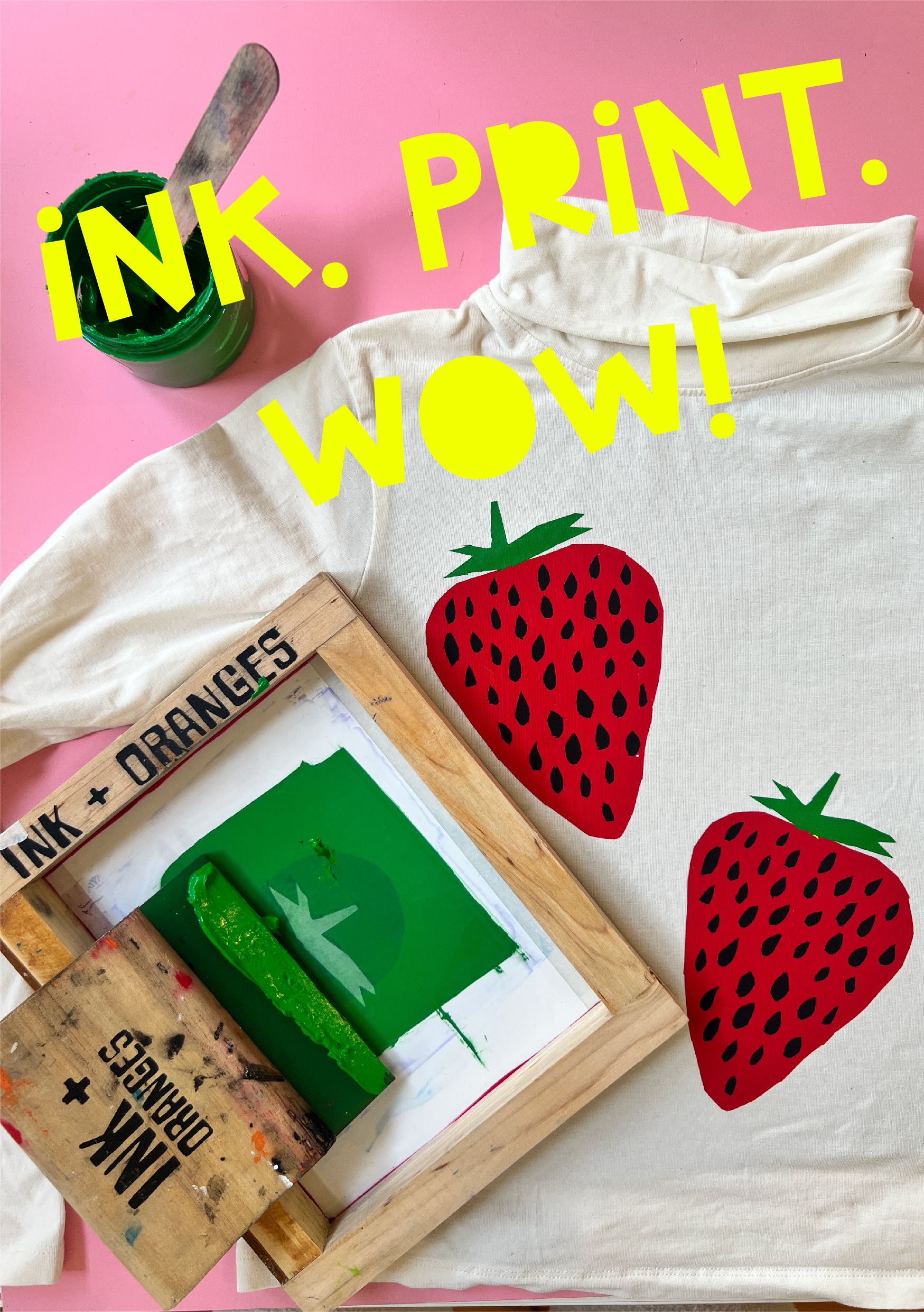 MINI Easy Screenprint Kit - Great for logos & small prints