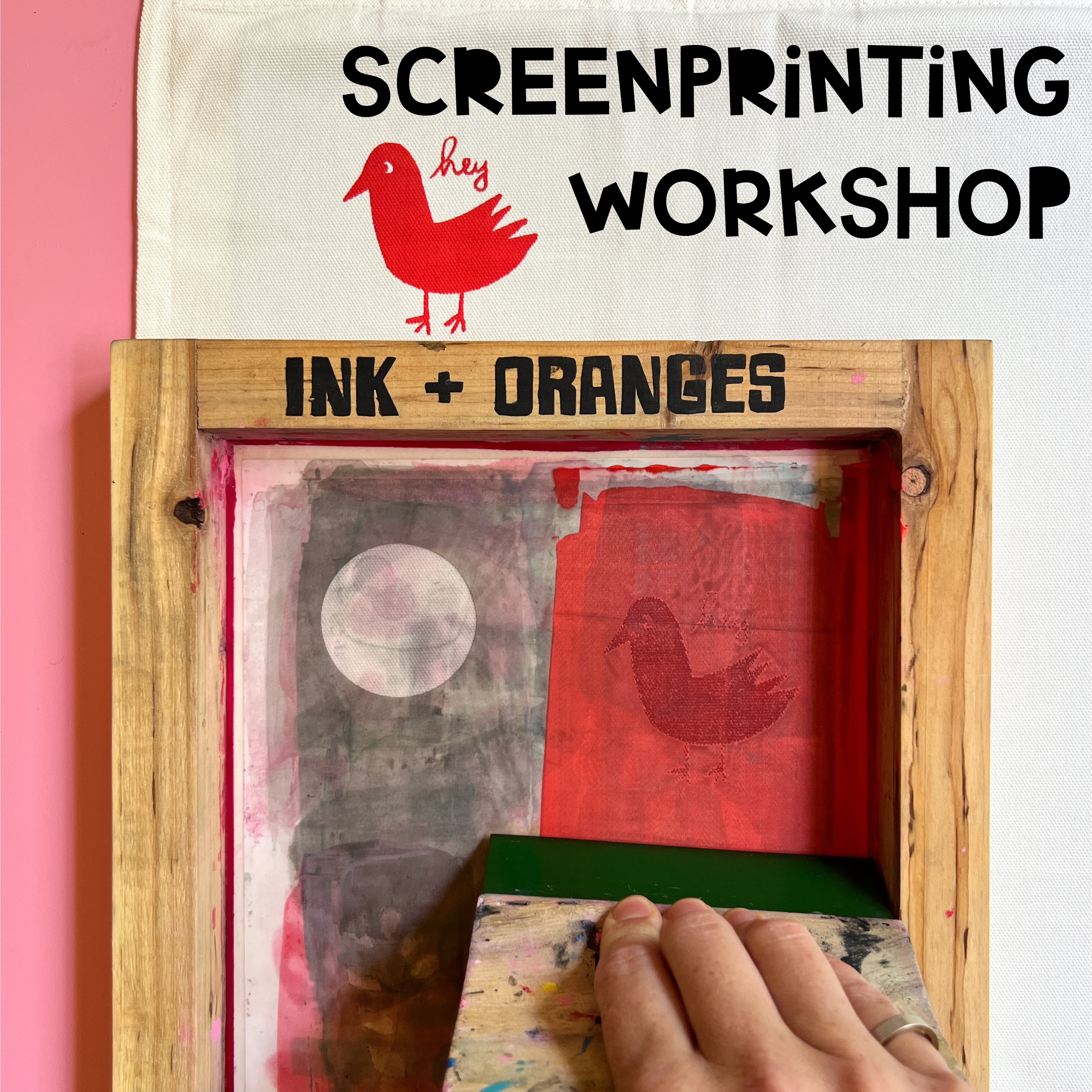 Screenprinting workshop 28 June - SJC Art Studios