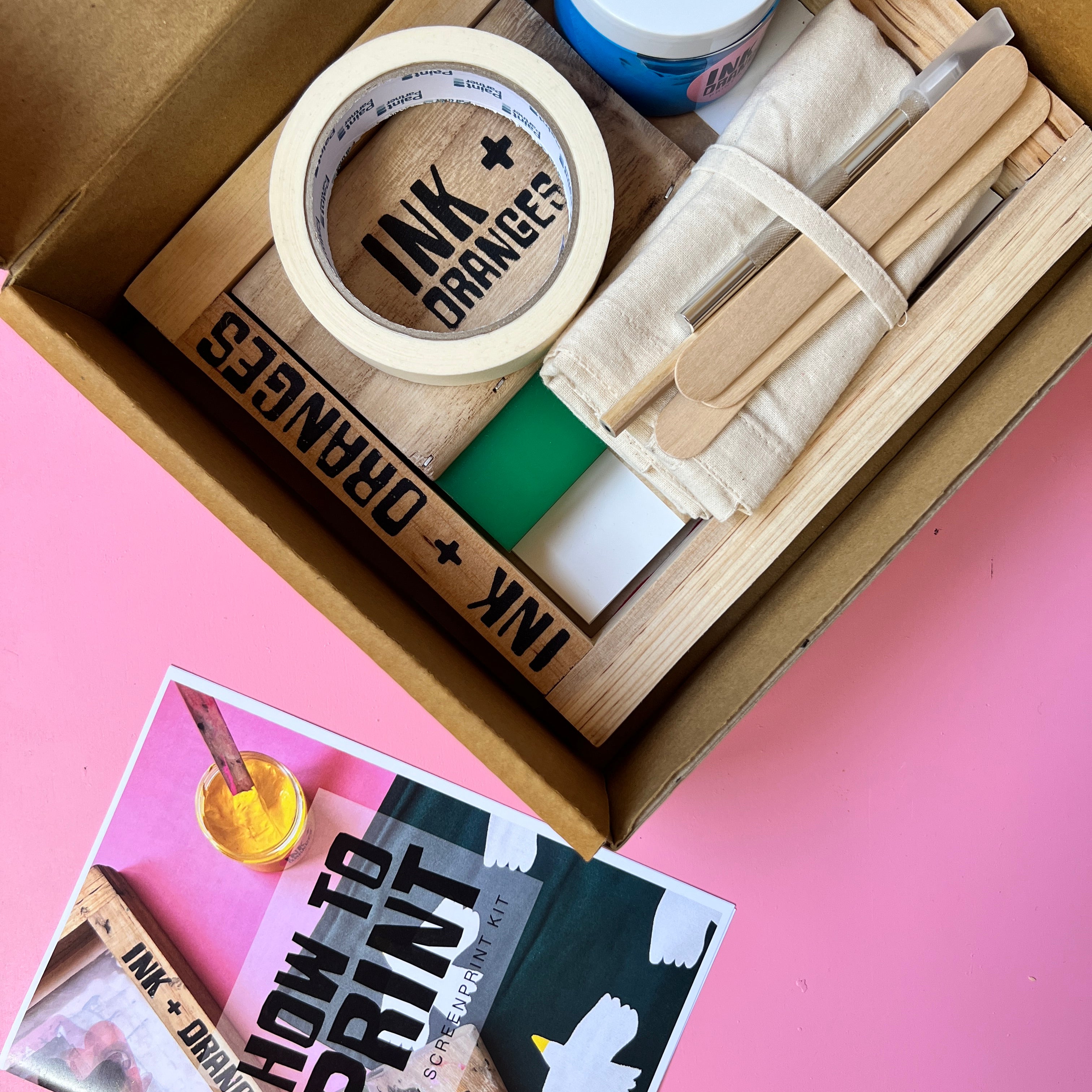 MINI Easy Screenprint Kit - Great for logos & small prints