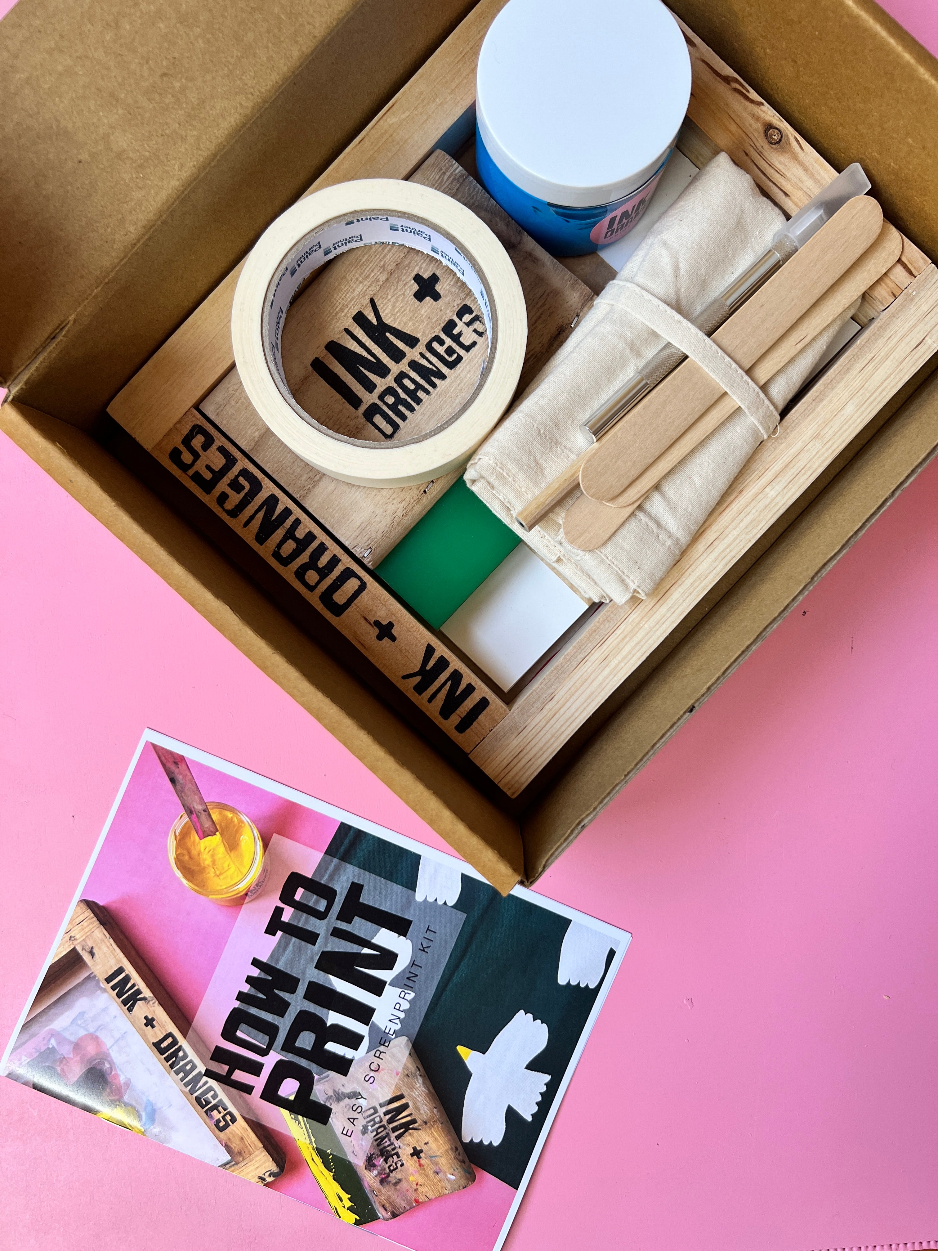 MINI Easy Screenprint Kit - Great for logos & small prints