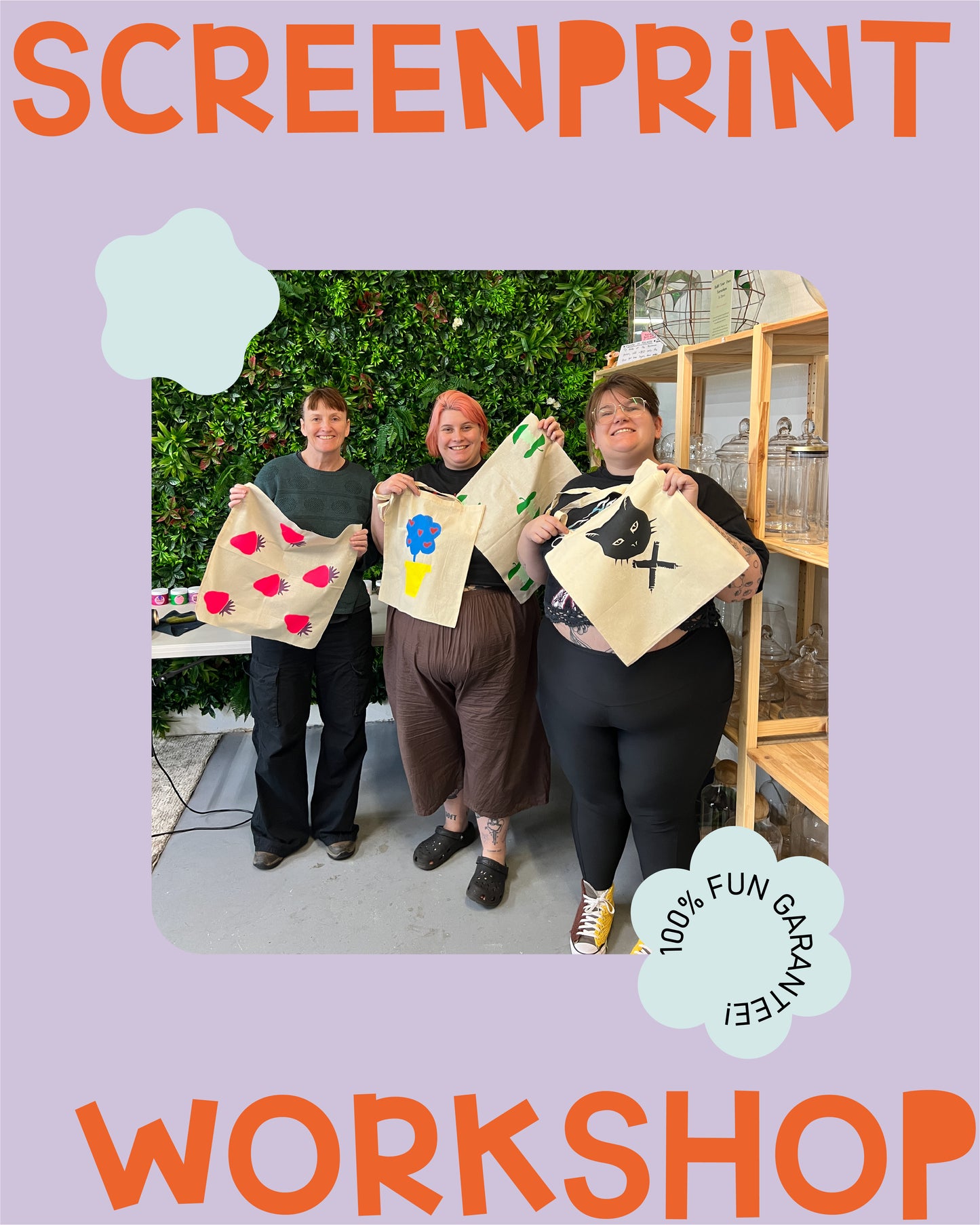 Screenprinting Workshop SJC Art Studios 23 Nov.