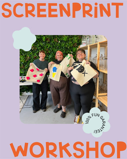 Screenprinting Workshop SJC Art Studios 23 Nov.